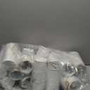 Mimorou 16 Pcs 7.48 Inch Thanksgiving Vases for Centerpieces Mason Jars with Twine Bow Galvanized Metal Flower Vase Rustic Vintage Farmhouse Tin Bucket for Wedding Home Table (White)