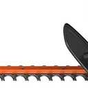 BLACK+DECKER 22" Electric Hedge Trimmer, Lightweight 4.0 Amp Corded Dual Action Shrub Trimmer, Full Wraparound Handle, High Output Low Vibration (BEHT350FF)