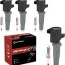 UF621 Ignition Coil Pack and Iridium Spark Plugs Set of 4 Compatible with Ford Escape Fusion C-Max Lincoln MKZ Mercury Milan Mariner 2009-2022 2.0L 2.5L L4 Replaces# C1658, GN10507