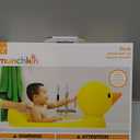 Munchkin Duck Inflatable Baby Bathtub for Babies 6-24 Months, White Hot Heat Alert, Great for Home or Travel, Classic Yellow Ducky