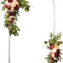 Arch Backdrop Stand,Aluminum Alloy Metal Wedding Ceremony Baby Shower Birthday Party Garden Floral Balloon Support, Assemblable (3x5ft(90x150cm))