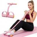 Multifunctional Pedal Resistance Band with Handle,4/6/8 Tubes for All Weights,Upgrade Heavy-Duty TPE Tubes with 300% Stretch for Full Body Workouts.