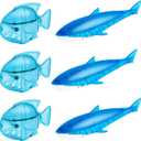 Leemone Humidifier Cleaner Float Shark & Fish -Humidifier Accessories Compatible with All Humidifiers and Fish Tanks(6 Pack)