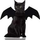 Malier Halloween Cat Costume for Cats Dogs Pet Bat Wings Cat Dog Bat Costume Wings (Medium)