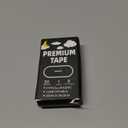 Black Premium Tape (60 Pack)  Pain Free Removal, Hypoallergenic, Latex Free & Gentle On Skin  Skin Friendly Adhesive Cotton Tape