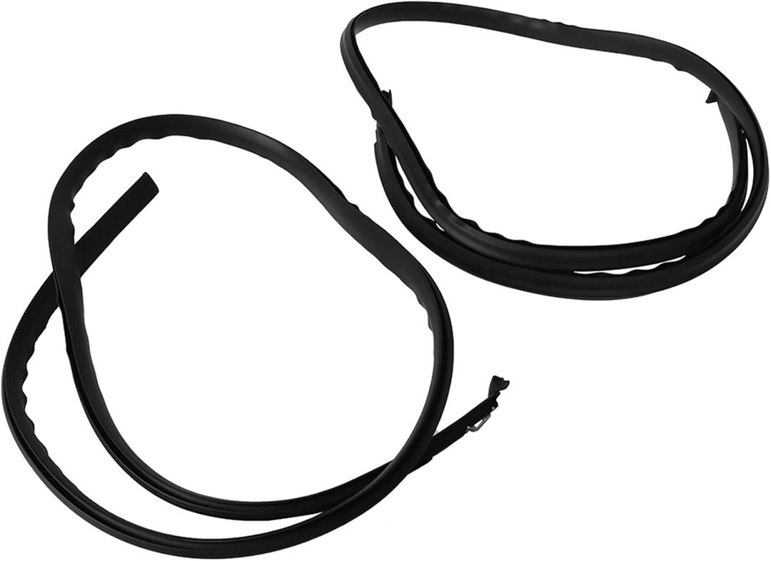 Silscvtt Black Roof Trim Molding Left Right Kit Sealing Strip Replacement for Fit 2009-2014
