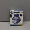 Clip on Fan 65 Hours Portable Desk Fan Rechargeable with LED Lights & Hooks 12000 Capacity Battery Operated Fan with Clips Small Desk Fan Mini Fans for Tents Travel Outdoor Camping Golf Cart Stroller