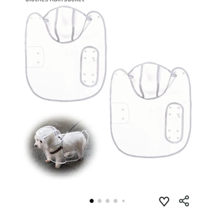 GLOBLELAND
GLOBLELAND 4 Pcs Transparent Dog Raincoat for Small Medium Dogs with Hidden Leash Hole and Adjustable Snaps Dog Rain Poncho Waterproof Pet Clothes Rain Jacket