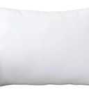 TAOSON Decorative 100% Cotton Canvas Square Solid Toss Pillowcase Cushion Cover Pillow Case with Hidden Zipper Closure Only Cover No Insert - White 12"x20"(30x50cm) (12"x20"(30x50cm), White)