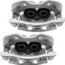 Rear Brake Caliper with Bracket Compatible with Cadillac, Chevy & GMC Models - Tahoe, Silverado 1500, Avalanche, Suburban, Sierra (Dual Piston Caliper for 2 Wheel Steering Model)