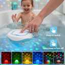 cambk Waterproof Bathtub Light for Kids, Battery Operated Fish Bath Lights for Tub & Bath Time, Color Changing Mood Lighting with Fish World Light Show