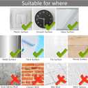 2 x Tortoiseshell Leaf Wall Stickers, Vinyl Wall Decals Peel and Stick, Removable Wall Murals Plant Wall Decors for Bedroom Living Room Nursery Classroom