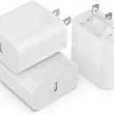 3 Pack USB C Charger Block, iGENJUN Phone 17 16 Chargers Block 20W PD Power Adapter, USB C Wall Charger Compatible with Phone 17/17Pro/17Pro Max/17Air/16/15/14/13,Xs/X, Pad, Galaxy and More, White