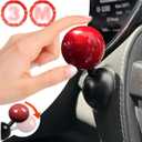 Tape | Car Joystick Push Start Button Cover, Metal Push to Start Accessories, Car Starter Engine Start Stop Button Cover, Cool Car Accessories Interior Decor Push to Start Button Rocker, red