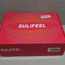 SULIFEEL Rainbow Unicorn 4 Size Adjustable Light up Roller Skates for Girls Boys for Kids Purpleб Small 28-31