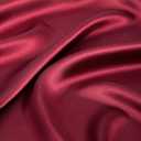 Vonty Satin Sheets Full Size Silky Soft Satin Bed Sheets Burgundy Sheet Set, 1 Deep Pocket Fitted Sheet + 1 Flat Sheet + 2 Pillowcases