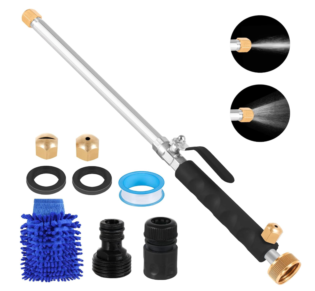Jet Nozzle High Pressure Hose Nozzle for Garden 20260610160311 (Black)