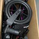 Walkers for Seniors, Rollator Walker with Seat, 12" Big Rubber Wheels All Terrain Rollator Walker with Backrest, Built-in Cable, Cup Holder, Foldable and Height Adjustment for Seniors, Purple