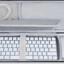 Magic Keyboard Sleeve Case Cover, Hard Storage Case Bag Compatible with Apple iMac 24 inch M4 M3 Magic Keyboard w/Out Touch ID A2449 A2450 A1644 & Magic Mouse Combo (Black)