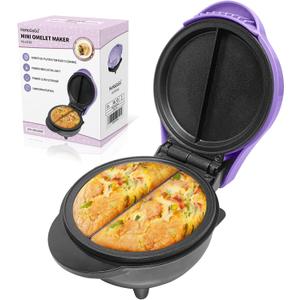 Electric Mini Omelet Maker Non-Stick Frittata Maker Omelette Maker Stainless Steel