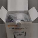 oneisall Automatic Cat Feeder for Large Kibble and Snacks, 20 Cups/5L Timed Pet Feeder for Cats Indoor, Programmable Dry Food Dispenser (Black)