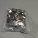 Zhengmy 50 Pcs Trailer Frame Wire Clips Stainless Steel Metal Cable Clips 22.5 mm/ 0.89 Inch Solar Panel Double Wire Clamps Trailer Clamps for PV Wiring Boat Cable