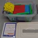 Plastic Base Ten Blocks Set,Maths manipulatives for 2nd Grade classrooms.Place Value Blocks,Counting Cubes to Help Kids Learn Maths (1)