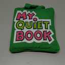 My Quiet Book - Toddler Plane Activities, Car Airplane Montessori Busy Board Book for Toddlers 1-3 - No Parts to Get Lost - Gifts for 1 2 3 4 Year Old Girl, Birthday Gifts Toys Age 2-4 (Green)