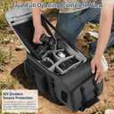 STARTRC VCR Camera Backpack Professional Bag 40L DSLR/SLR Mirrorless Travel Case Photography Tactical Compartment Compatible with Canon/Nikon/Sony Camera Holder Tripod Lens Laptop