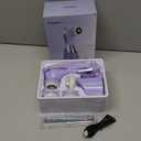 Facial Cleansing Brush Face Scrubber Exfoliator Rechargeable IPX7 Waterproof Electric Spin Cleanser Device for Exfoliating, Massaging and Deep Cleansing Removing Blackhead, Face Massaging (Purple)