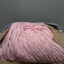 MUXHOMO 7 Pieces Queen Comforter Set, Seersucker Bed in a Bag Queen Size, All Season Luxury Bedding Set with Comforter, Flat Sheet, Fitted Sheet, Pillowcases & Shams, Pink