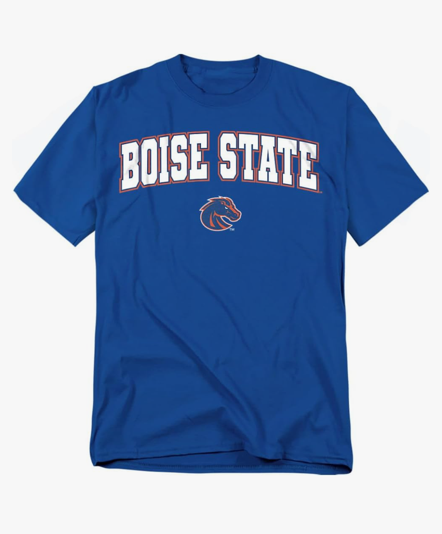 Official Collegiate Arch Logo Unisex Adult T Shirt  Blue 2XL