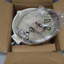 CAROTE 2Qt Sauce Pan Sets with Lid Cooking Pots Nonstick Saucepans Cookware Set with Pour Spout Small Kitchen Pot, Induction Comptable, Easy to Clean, PFOA FREE (White Granite)