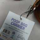 3 x Dog Poop Bag holder - waterproof Waste Carrier With Leash Clip 