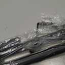 Heavy Duty Curtain Rods for Windows 18 to 88 Inch, Adjustable Length 1 Inch Diameter Window Curtain Rod with Aluminium Finials, Black (30"-86")