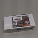 BESTTEN Keyed Entry Door Knob with Lock, Interior and Exterior Door Lock, Standard Ball, Satin Nickel