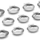 Outset Grillable Shells, All Purpose Grillable Stainless Steel Sea Shells, Set of 12