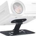 Projector Stand Table, Desktop Foldable Stand, Projector Ceiling Mount, Easy Setup with 180-Degree Adjustment, Compatible with Most Projectors for Home,Outdoor,Office (Black)