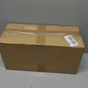 AOBOPLE 6 Pack Vinyl Record Storage Box,7"/45 RPM Cardboard Vinyl Record Box with Lid and Handle,Holds up to 75 7" Records Each,Moving Box for Records Ideal for DJs Show Vendors Record Collectors