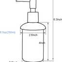 Soap Dispenser with Another Pumps for Replacement,8.5 Ounce, XVL Empty Lotion Dispenser Liquid Container, A31-0