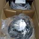 Monoprice 2-Way Carbon Fiber In-Ceiling Speakers - 8-Inch, With 15 Degree Angled Drivers, Pair, Black - Alpha Series