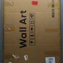 Framed Black and White Abstract Wall Art, Large Modern Canvas Prints Paintings Artwor for Walls, Minimalist Geometric Pictures for Living Room, Bedroom, Dining Room, Entryway Wall Decor 24x36 In