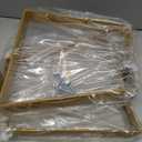 10 Inch Trapezoid Table Legs Gold, DIY Furniture Metal Legs for Coffee Table, Bench Stool Cabinet Furniture Feet - Set of 2