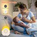 Noise Sound Machine Night Light White Noise Machine with 30 Soothing Sounds & 5 Color Nursery Lights Timers Child Lock USB Rechargeable Sleep Sounds Machine for Baby Kids Adults