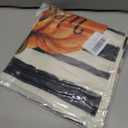 Fall Pumpkin Pillow Cover 18x18 Fall Decor Cushion Cover Autumn Stripe Throw Pillow Cover Thanksgiving Farmhouse Decorative Cushion Cases 18x18 Set of 4 (Dark Tones)