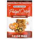 Snack Factory Buffalo Wing Pretzel Crisps, Non-GMO, 7.2 OZ Resealable Bag (BB: February 28, 2026)