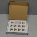 SAILING 10 Pack Cabinet Knob- Champagne Bronze Furniture Hardware Handles for Kitchen Cabinets Bedroom Dresser Wardrobe Cabinet Pulls