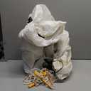 12FT Giant Christmas Inflatables Snowman Decorations Built-in Music & 360 Rotation 3-Color Projector LED Light Huge Christmas Blow Up Yard Decorations Outdoor Xmas Garden New Year