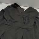 Pink Queen 2026 Jumpsuits for Women Dressy Long Sleeve V Neck Wide-Leg Romper Business Casual Outfits (Medium, Black)