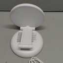 One Fire Cordless Desk Lamp,Dimmable Small Battery Powered Lights, 3600mAh Rechargeable Wireless Table Lamp, Mini Lamp & Portable Light for Bed, Book Reading, Home for Small Spaces, Nail Light, Craft, Office (White)